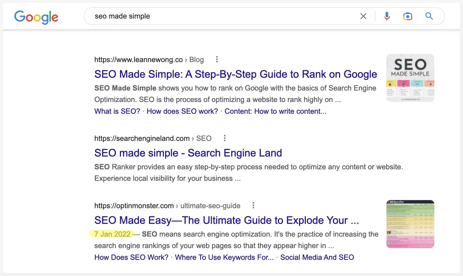 Illustrating the difference between original published date and last updated date on a website article UI.