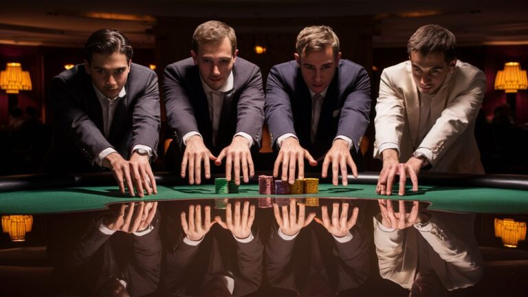 synchronized poker team strategy