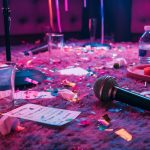 clean up karaoke room