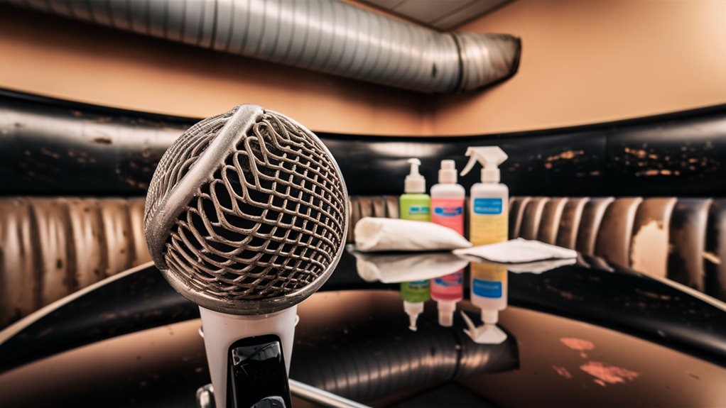 maintain karaoke room cleanliness