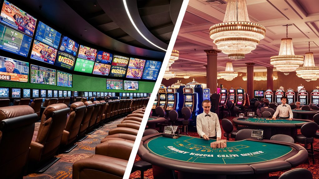 betting venues different gaming styles