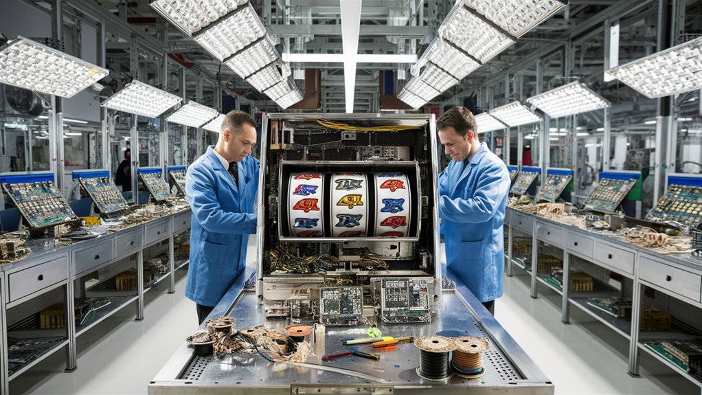 building and testing equipment