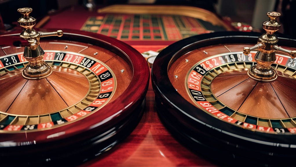 comparing casino roulette types