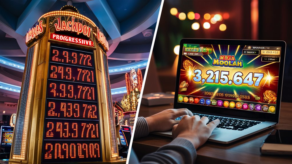 digital progressive slot comparison