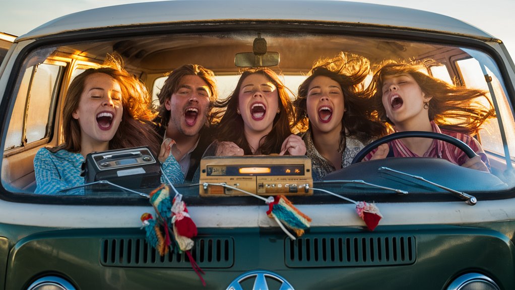 driving music with friends