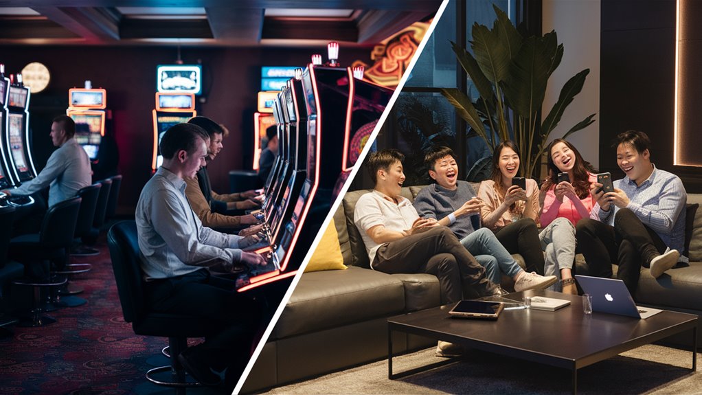 real versus virtual gambling