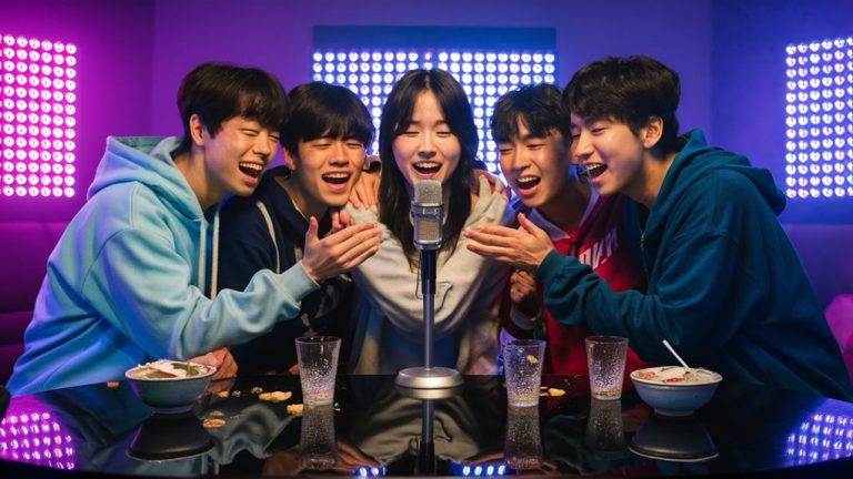 sing korean songs together