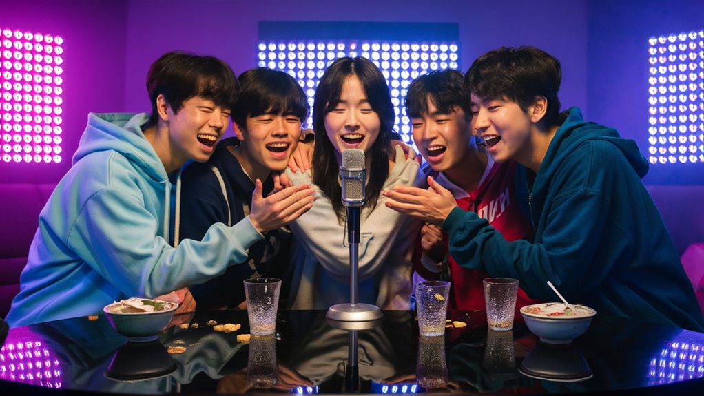 sing korean songs together