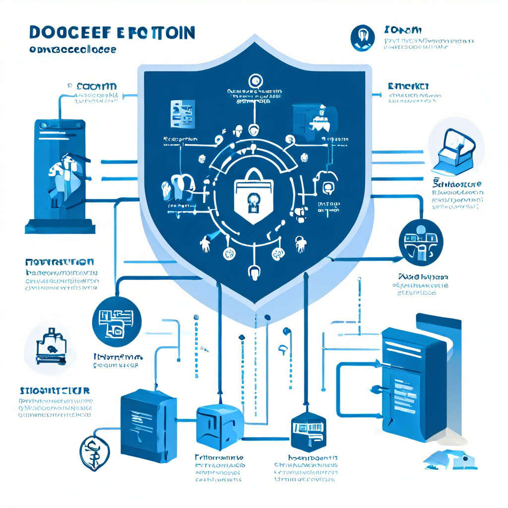 기부금이 수집부터 암호화된 처리 과정을 거쳐 최종 안전한 저장소로 이어지는 보안 데이터 흐름을 설명하는 인포그래픽입니다.