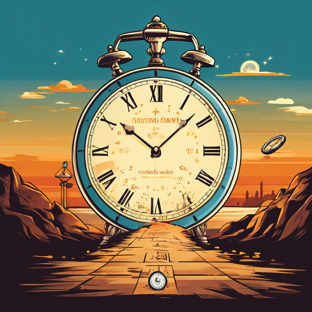 사이트 실제 출시일로부터 역산하여 웹사이트 준비 기간을 계산하는 과정을 인증서 발급일과 시계 반대 방향 회전으로 단계별로 보여주는 타임라인 개념도입니다.