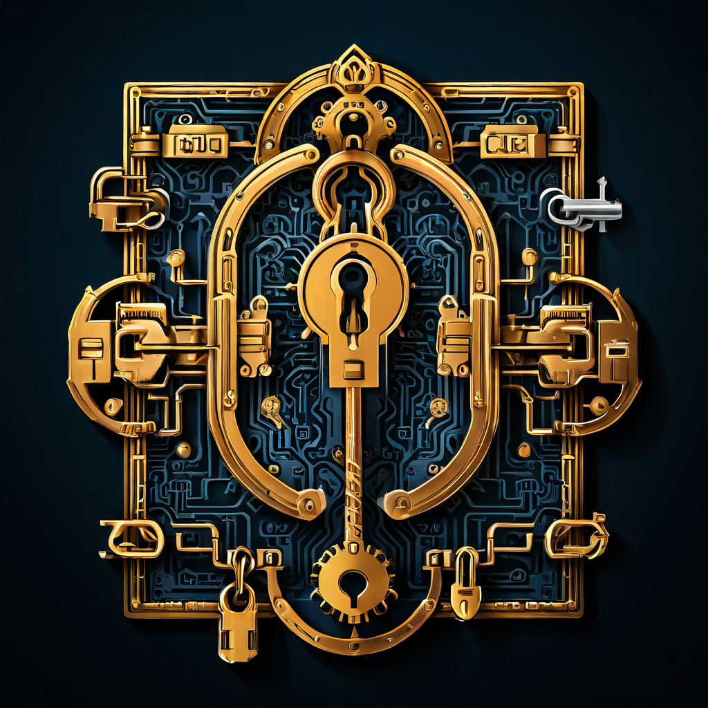 단일 보안 인증 정보로 다양한 시스템에 접근을 허용하는 마스터 키 개념을 한 개의 열쇠로 여러 개의 다른 자물쇠를 열어 보여주는 개념도 이미지입니다.