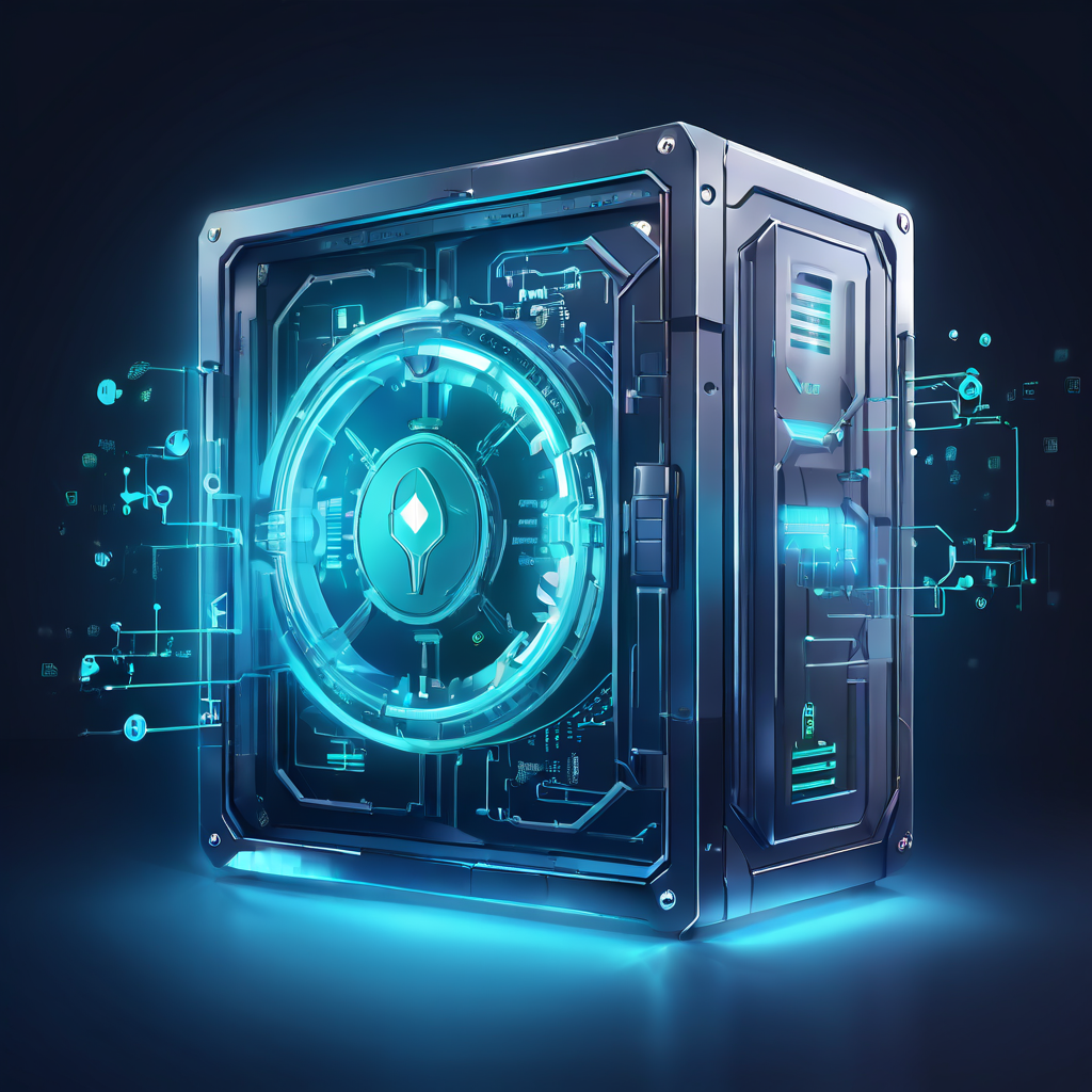 투명한 방패 모양의 거래소 아이콘이 감시하는 가상 금고 안에서 디지털 USDT 토큰이 유입되고 유출되는 안전한 자산 관리의 개념을 시각화한 이미지입니다.