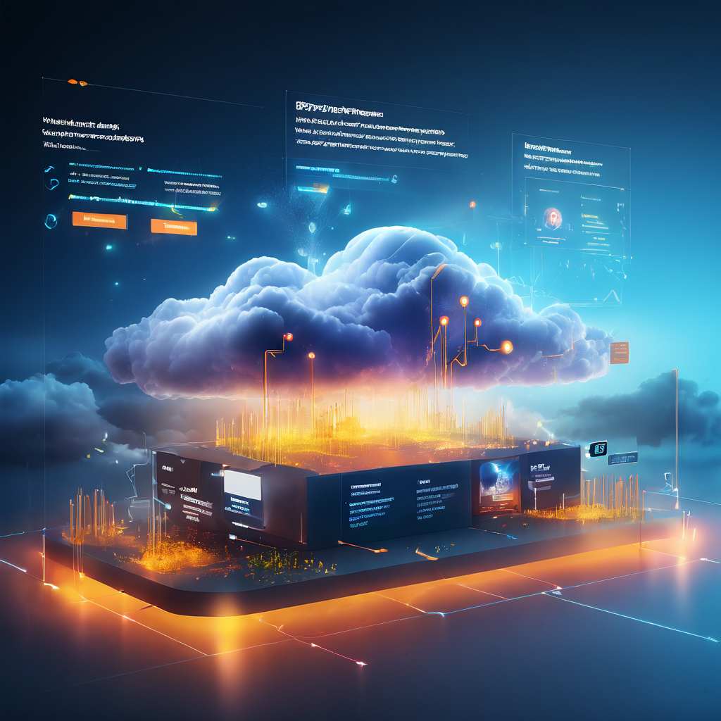 A premium digital platform scene showing connected cloud, data, and secure withdrawal layers, representing what a single...
