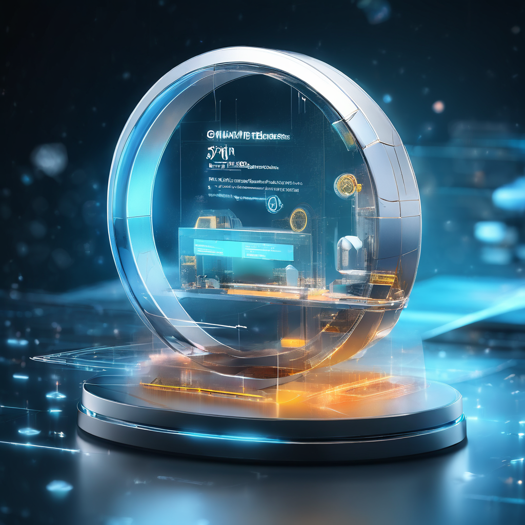 Digital interface close-up showing layered glow and secure data flow, representing the moment a guarantee claim triggers scam...